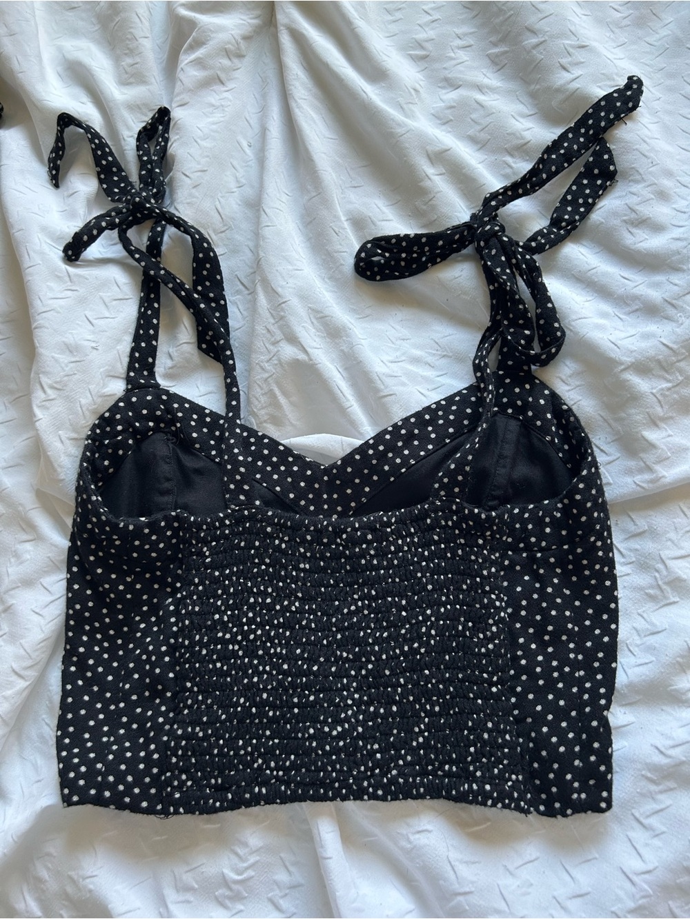 Abercrombie & Fitch Black and White Polka Dot Matching Set - Picture 6 of 7